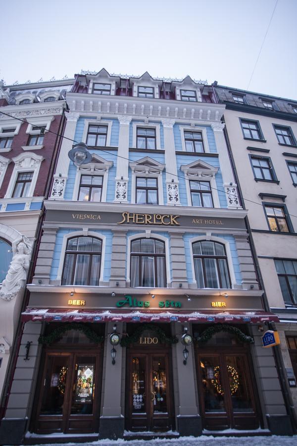 Sherlock Art Hotel Rīga Exterior foto